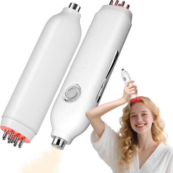 3-in-1 Hair Oil Applicator, Red Light Therapy with Nano Mist Sprayer/Massager - Picture 1 of 6